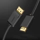 Кабель Ugreen DP102 DP 1.2 Male to Male Cable 1 м Black (10244) - изображение 2