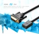 Адаптер Ugreen DVI Male to HDMI Female Adapter Cable 22 см Black (20118) - зображення 4