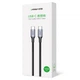 Кабель UGREEN US316 USB Type-C to USB Type-C 100W Fast Charge Cable Aluminum Case with Braided 3m Black (90120) - изображение 5