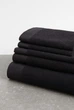 Набір з двох гостьових рушників H&M HOME 30x50 см чорний - зображення 3