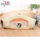 Домик для кота Smart Comfort Animals GX-95 оливковый игровой комплекс домик для кошки, с секретным туннелем - изображение 2