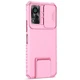 Защитный чехол с подставкой Deexe Bibercas для Infinix Hot 11s NFC (X6812B) - Pink - изображение 2