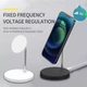Беспроводная зарядка Qi 2 в 1 VHG IN-WC-58 Wireless 15W I Док-станция для iPhone + Airpods Black - изображение 5