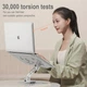 Подставка для ноутбука VHG F40 складная поворотная 360°C Rotatable Laptop Stand Silver - изображение 5