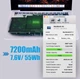 Заменяемый аккумулятор SNSYIY для MacBook Air 13, 7200 мАч для ноутбука Apple (A1496, A1377, A1405), накладка на клавиатуру и запасные ножки для ноутбука - изображение 7