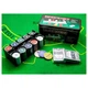 Игровой набор Покер на 200 фишек с номиналом в металлической коробке Poker Set - изображение 1