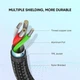 Кабель UGREEN US288 USB-A - Type-C Cable Aluminum Braid 2 m Black (60128) - изображение 3