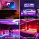Світлодіодна стрічка LED з живленням від USB, 5 В, багатокольорова RGB SMD 5050 у комплекті з міні контролером для прикраси інтер'єру приміщення в цілому, прикраса для спальні 20 метрів. - зображення 4