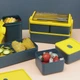 Набір 3в1 Bento Set ланч бокс/супниця/ланч бег з виделкою і ложкою синій (LB-84500) - зображення 8