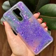 Чохол Glitter для Xiaomi Redmi 9 бампер силіконовий акваріум Фіолетовий Без бренду - зображення 1