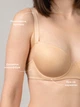 Бюстгальтер с косточками бесшовный brabrabra Базовый Комфорт SLZ24001108 75E Бежевый (6907208033660) - изображение 4