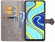 Чехол Vintage для Xiaomi Redmi Note 9 Pro Max книжка кожа PU серый - изображение 4