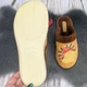Тапочки домашние Белста бежевые с коричневым теплые махровые с закрытым носком колокольчик 36 р (23,2 см) 2646 - изображение 4
