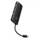 USB хаб на 5 виходів на Type-C із HDMI виходом Baseus Lite Series 5-in-1 (HDMI, 3xUSB 3.0, PD). Black - зображення 6