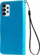 Чехол книжка Samsung Galaxy A23 A235 Кот и Дерево Light Blue (30482-0B) - изображение 2