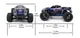 Машинка на радиоуправлении Remo Hobby SMax 2 Brushless 1/16 Монстер Трак Blue (Remo Hobby S Max 1635) - изображение 3