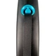 Рулетка для собак Flexi Black Design лента цвет синий M 5м - изображение 3