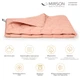 Одеяло MirSon Хлопковое всесезонное №1734 Eco Light Coral 200x220 см (2200003710007) - изображение 2