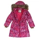 Пальто Huppa YASMINE 12020055 фуксия с принтом 104 (4741468561776) - изображение 4