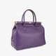 Сумка женская кожаная саквояж средняя Regina Notte Travel bag 3201 Фиолетовый - изображение 3