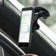 Автодержатель для телефона магнитный надежный компактный холдер на стекло или торпедо Hoco CA28 Happy journey series suction cup magnetic car holder Black - изображение 9
