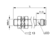 Індуктивний датчик M8, Sn=1.5mm, PNP/NC, BES01LR (BES 516-377-S49-C) Balluff - зображення 2