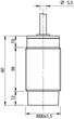 Индуктивный датчик M30, Sn=20mm,неэкранированный, NC/PNP, кабель 2м, AT1/CP-4A Micro Detectors - изображение 2