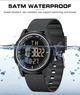 Чоловічий спортивний водостійкий тактичний годинник GoldenHour Water - изображение 7