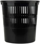 Пластиковая корзина для бумаг Delta by Axent 8 л Черная (D4007-01) - изображение 2