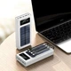Зовнішній акумулятор Power Bank 309 30000 Mah портативний зарядний пристрій на сонячній батареї з LED дисплеєм 2 USB перехідники USB/Type-C/MicroUSB/Lightning - зображення 2