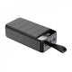 Внешний аккумулятор (павербанк) REMAX Leader Series 2.1A Быстрая зарядка Power Bank 50000mAh с фонариком RPP-185 Черный - изображение 3