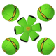 Фріз М'яч трансформер 2 в1 Flat Ball Disk M12081 Зелений - зображення 2