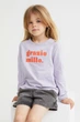 Світшот бузковий Grazie Mille H&M 134-140см (40001150) - зображення 4