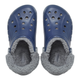 Зимові утеплені крокси Crocs Baya Lined Fuzz-Strap Clogs 44 р 28.4-29 см Темно-сині 206633-4HE M11/W13 Navy/Bright grey - зображення 4