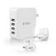 Сетевое зарядное устройство Ttec Quattro Traveler 4хUSB 5.1A/25Вт White (2SC02BUK) - изображение 1