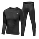 Термобелье мужское XINTOWN NYXT19JBYD-1 Black 2XL ветрозащитное осенне-зимнее на флисе (SK-9983-42607) - изображение 1