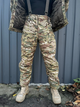 Костюм зимовий SoftShell з синтепоновою підкладкою Multicam Size L - зображення 3