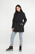 Осенняя женская куртка UF-Fashion 106-dvs 50 черный - изображение 3