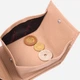 Кошелек кожаный Karya leather-21381 Бежевый - изображение 5