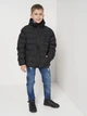 Детская демисезонная куртка для мальчика Minoti Ready 6 37140JNR 98-104 см Черная (5059030913243) - изображение 5