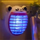 Ловушка насекомых VinHomeGoods Противомоскитная Лампа Ночник Panda Розовый - изображение 4