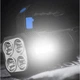 Светодиодный ручной переносной фонарь LF-S09 USB на аккумуляторе черный (Black) - изображение 3