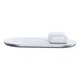 Зарядка QI BASEUS Simple 2in1 Wireless Charger 18w Max For Phones + Pods (WXJK-01) Колір White - зображення 2
