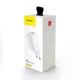 Мережевий зарядний пристрій адаптер BASEUS For Qi Quick Charge 1USB 2.4A QC 3.0 з функцією швидкої зарядки White - зображення 7