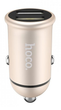 Адаптер автомобильный Hoco Easy route metal mini Z30 2USB, 3.1A Rose Gold - изображение 2