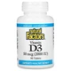 Вітамін D Natural Factors Vitamin D3 2000 IU 50 mcg 90 Tabs - зображення 1