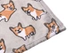 Плед Ardesto Flannel 160х200 см серый с собачками корги ART0109PB - изображение 4
