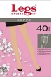 Класичні колготки Legs 102 HAPPY 40d 3 Amber - зображення 3