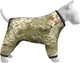 Ветровка для собак WAUDOG Clothes, рисунок "Милитари", L55, В 77-79 см, С 50-55 см (396-4026Collar) - изображение 2