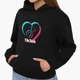 Детский худи ТикТок (TikTok) Черный (9298-1941) 152 см - изображение 1